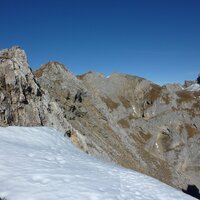 Blick zurück zur Westlichen Karwendelspitze | 31.10.2011 | 12:24 Uhr