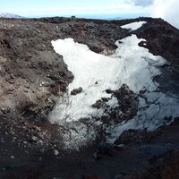 Eis im Krater des Mount Ngauruhoe | 24.12.2011 | 15:03 Uhr