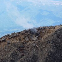 Dampfener Schlund am Mount Ngauruhoe | 24.12.2011 | 15:07 Uhr