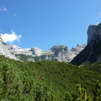 Rauhkarlspitze, Rauhkarl, Unbenannter Gipfel, Oberes Moserkar, Moserkarspitze, Kleines Kühkar, Kühkarlspitze | 17.08.2014 | 10:56 Uhr