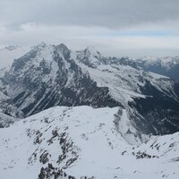 Alpspitze während der Gipfelzeit von der Meilerhütte | 21.02.2015 | 13:00 Uhr