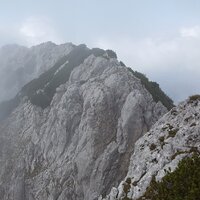 (Rück-)Blick über den Grat bis Gipfelkreuz | 21.09.2016 | 15:54 Uhr