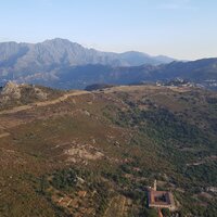 Capu Corbinu, Couvent de Corbara, Sant' Antonio, hinten der Monte Grosso | 22.06.2017 | 20:05 Uhr